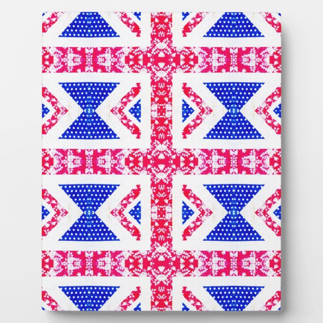 boho union jack plaque (Front)