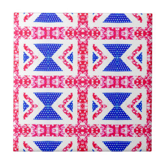 boho union jack tile