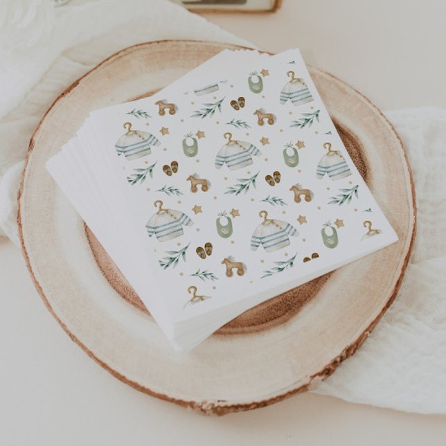 Boho Vintage Baby Pattern Napkin (Creator Uploaded)