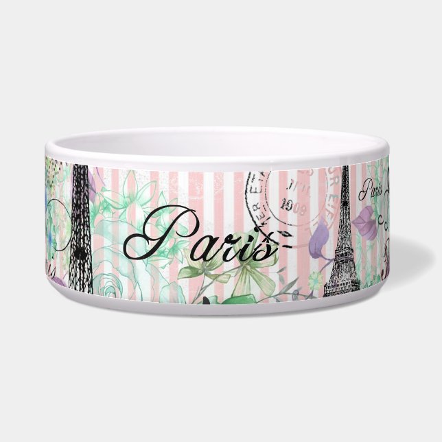 Boho vintage manequim black pink roses floral (Left)