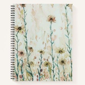 Boho Vintage Wildflowers Notebook