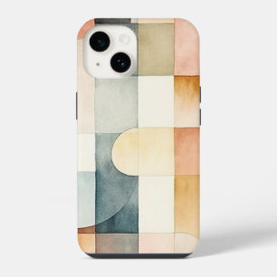 Boho Watercolor Abstract Art iPhone 14 Case