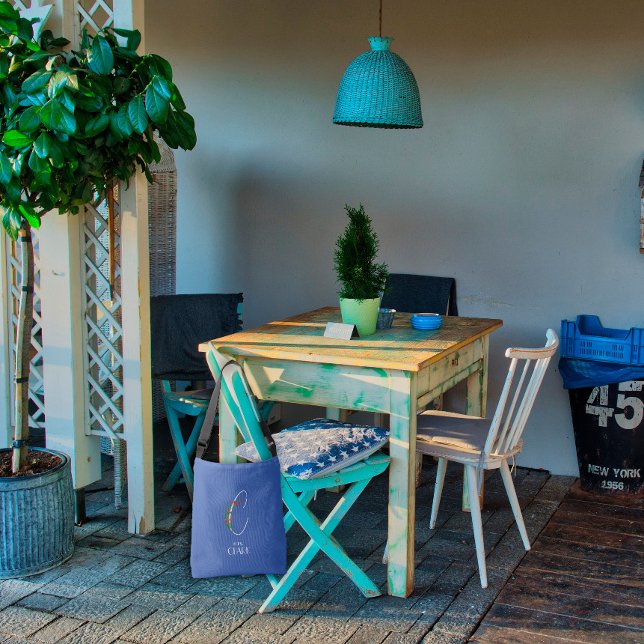 Boho watercolor botanic letter C Crossbody Bag (Creator Uploaded)