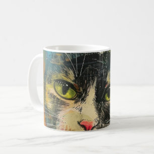 Boho Watercolor Cats – Earthy Feline Art (6) Coffee Mug