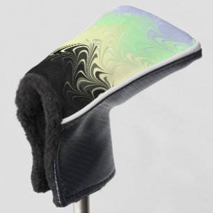 Boho Wavy Marbled Abstract Cassgender Pride Flag Golf Head Cover