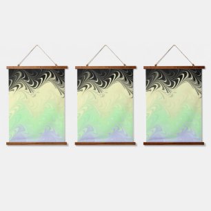 Boho Wavy Marbled Abstract Cassgender Pride Flag Hanging Tapestry