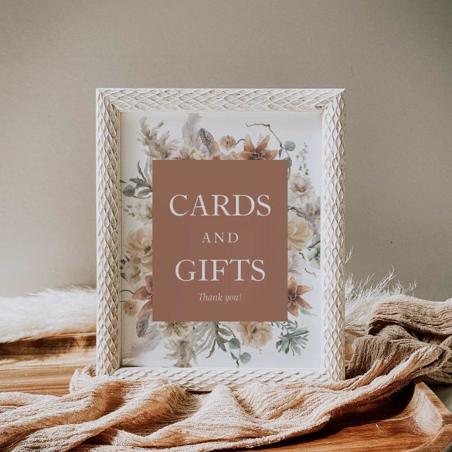 Boho Wedding Cards and Gifts Print (Creator Uploaded)
