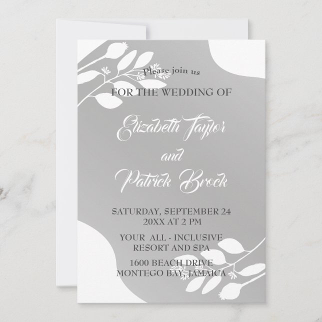 Boho Wedding Invitation (Front)