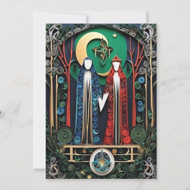 Boho Wedding Invitation (Front)