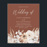 Boho Wedding On A Budget Invitation<br><div class="desc">Boho Wedding On A Budget Invitation

See matching items in Niche and Nest Store</div>