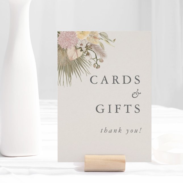 Boho Wedding Pampas Wedding Cards & Gifts (Creator Uploaded)