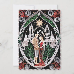 Boho Wicca Wedding Invitation