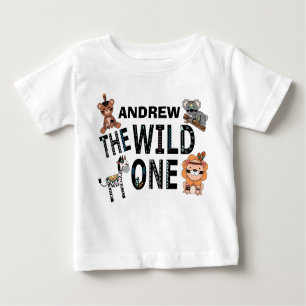 Boho Wild One 1st Birthday Party Baby T-Shirt
