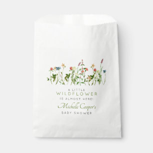 Boho Wildflower Baby Shower Favour Bags