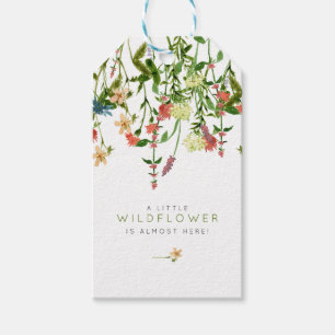 Boho Wildflower Baby Shower Gift Tags