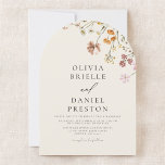 Boho Wildflower Beige All in One QR Code Wedding Invitation<br><div class="desc">Immerse your guests in the romance of nature with our Boho Wildflower Garden Wedding Invitation. Inspired by the beauty of untamed blooms, this invitation captures the essence of a free-spirited celebration. The enchanting design features delicate wildflowers dancing amidst lush greenery, setting the perfect tone for your garden wedding. The boho-chic...</div>