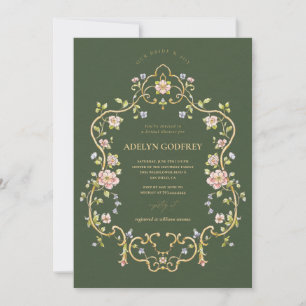 Boho Wildflower Bridal Shower Invitation