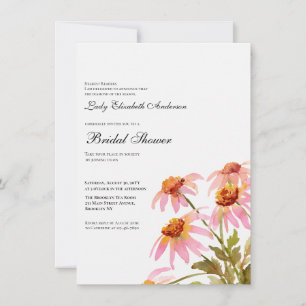 Boho Wildflower Bridal Shower Invitation