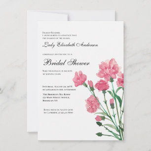 Boho Wildflower Bridal Shower  Invitation