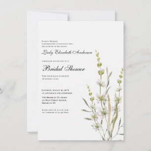 Boho Wildflower Bridal Shower Invitation