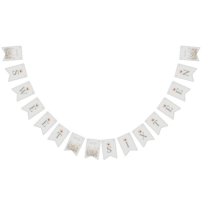 Boho Wildflower Bunting (All)