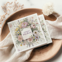 Boho Wildflower Butterflies Baby Shower