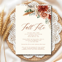 Boho Wildflower Fall Fete Celebration