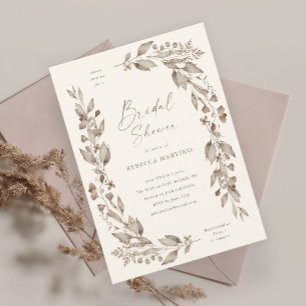 Boho Wildflower Floral Wedding Bridal Shower