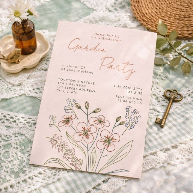 Boho Wildflower Garden Party Graduation (Creator Uploaded)