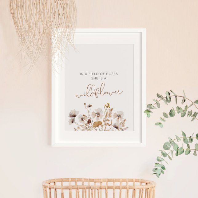 Boho Wildflower Poster (Creator Uploaded)