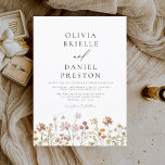 Boho Wildflower Rustic Garden Wedding Invitation<br><div class="desc">Immerse your guests in the romance of nature with our Boho Wildflower Garden Wedding Invitation. Inspired by the beauty of untamed blooms, this invitation captures the essence of a free-spirited celebration. The enchanting design features delicate wildflowers dancing amidst lush greenery, setting the perfect tone for your garden wedding. The boho-chic...</div>