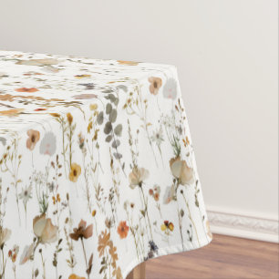 Boho Wildflower Tablecloth