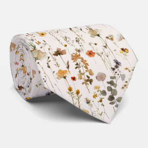Boho Wildflower Tie