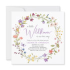 Boho Wildflower Watercolor Baby Girl Shower