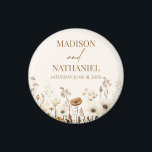 Boho Wildflower Wild Flower Floral Garden Wedding Magnet<br><div class="desc">These are Boho Wildflower Wild Flower Floral Garden Wedding Magnets!</div>