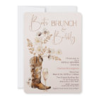 Boho Wildflowers Boots Brunch Bubbly Bridal Shower
