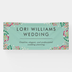 Boho Wildflowers - Business Name Banner