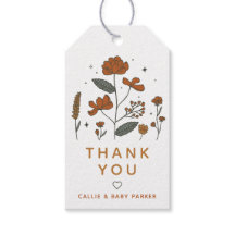 Boho Wildflowers Gift Tag