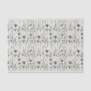 Boho Wildflowers Tissue Paper