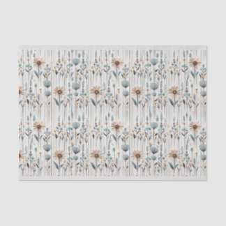 Boho Wildflowers Tissue Paper