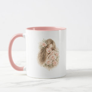 Boho Woman Accent Mug
