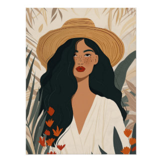 Boho Woman Wall Art