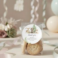 Boho Woodland Animals Thank You Baby Shower