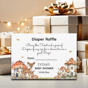 Boho Woodland Forest Animals Baby Shower Enclosure Card