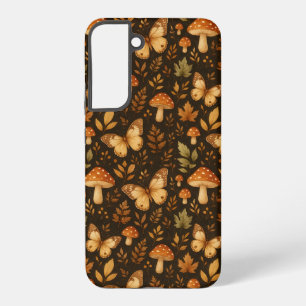 Boho Woodland Forest Mushrooms Fall Colours Samsung Galaxy Case