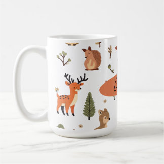 Boho Woodland Personalised Coffee Mug