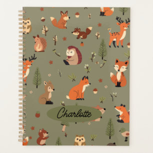 Boho Woodland Personalised Planner
