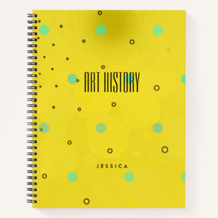 BOHO Yellow Composition Subject Notebook