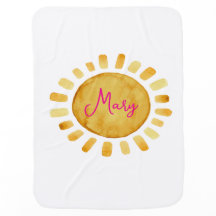 Boho Yellow Sun Personalised Name