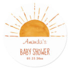  Boho Yellow Sunshine Baby Shower Thank You